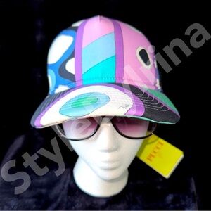 NEW! EMILIO PUCCI Cap Trucker Hat Mesh Back Adjustable NWT GORGEOUS!